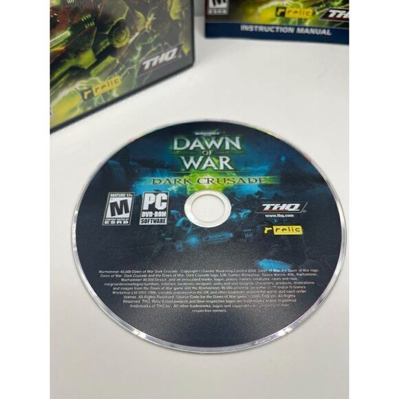 Warhammer 40,000 - Dawn Of War - Dark Crusade (PC DVD-ROM) -- Complete w/ Manual - Picture 2 of 5